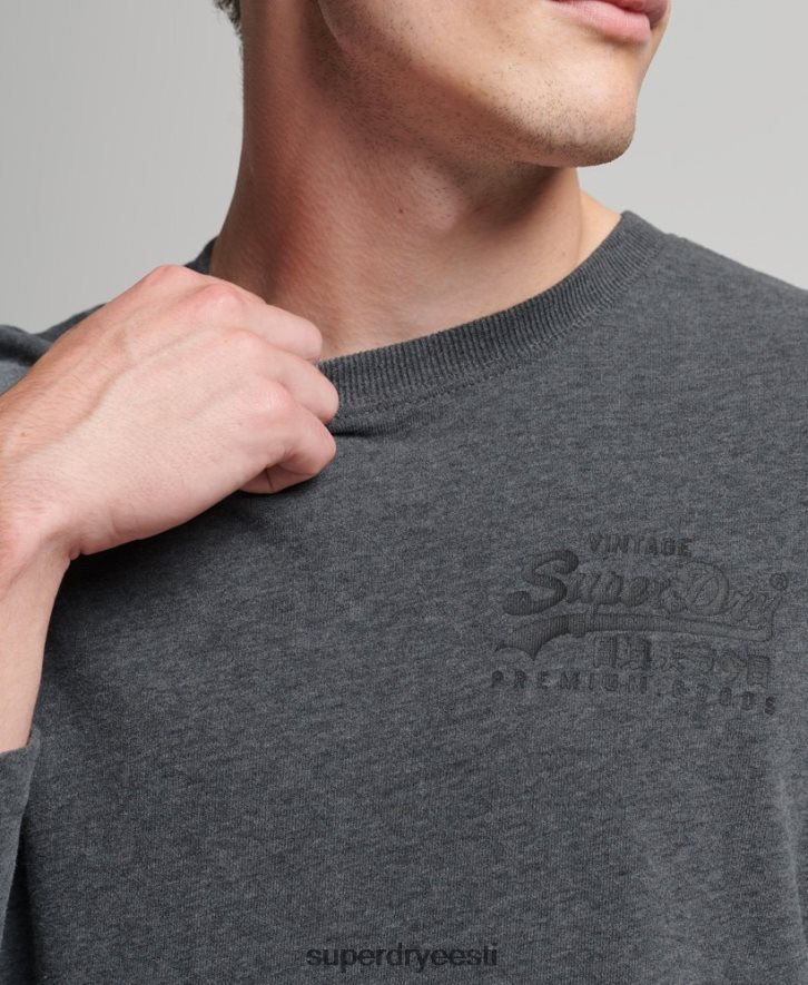 Superdry mehed vintage logo Heritage pikkade varrukatega topp B2LT41564 Riietus hall