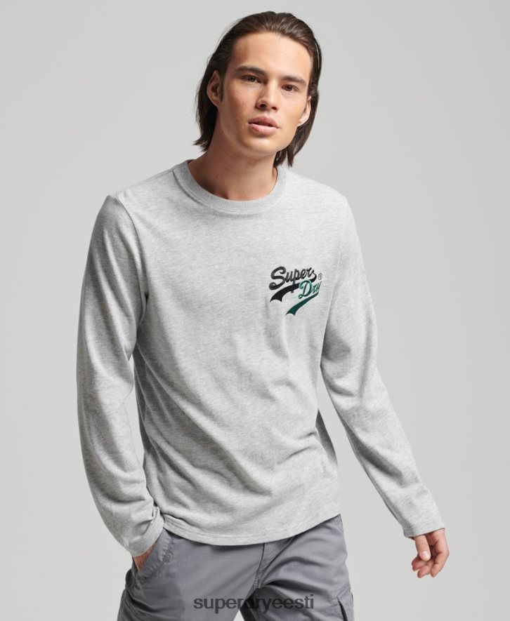 Superdry mehed vintage logoga huvipakkuv pikkade varrukatega topp B2LT41508 Riietus hall