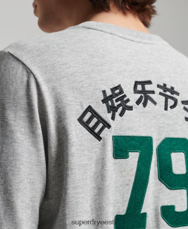 Superdry mehed vintage logoga huvipakkuv pikkade varrukatega topp B2LT41508 Riietus hall