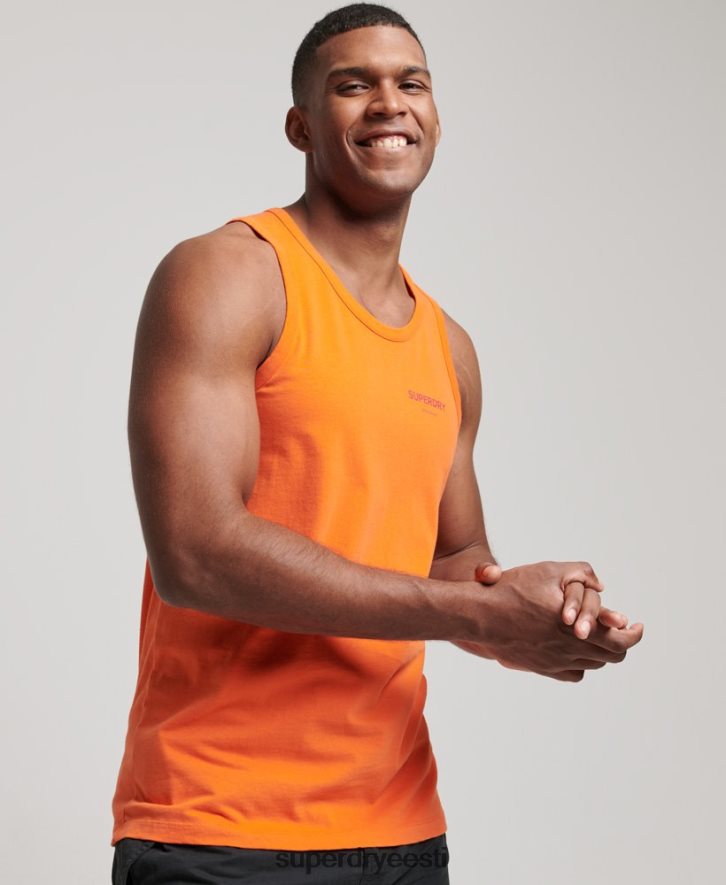 Superdry mehed code core spordivest B2LT41483 Riietus oranž