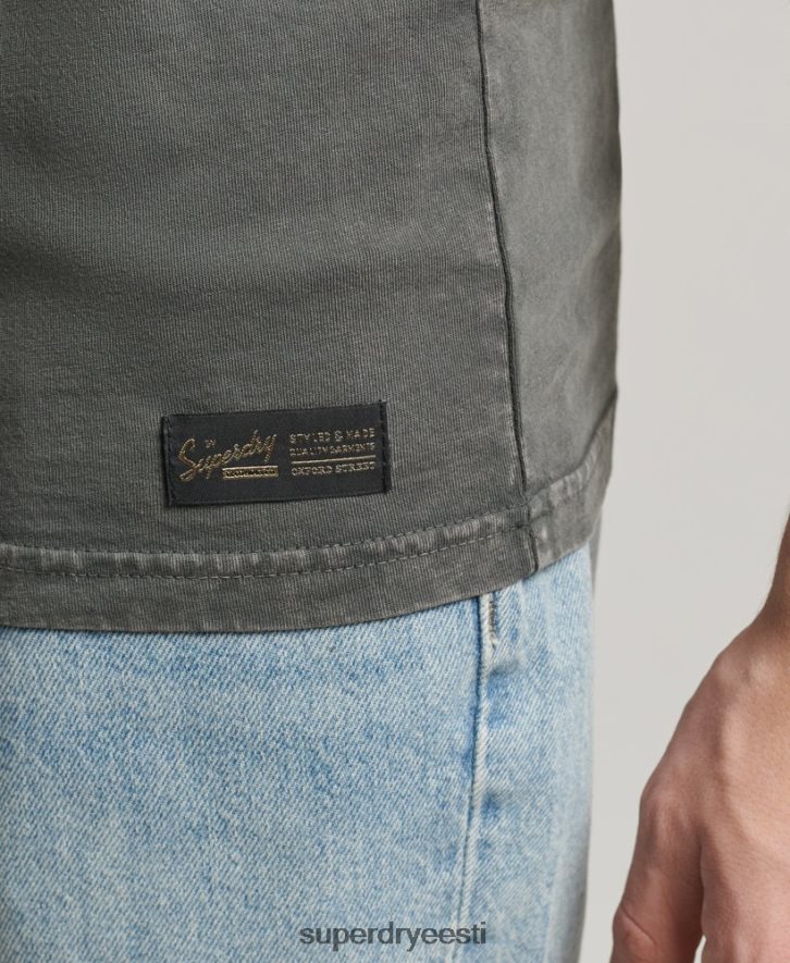 Superdry mehed vintage ettevõtte logo vest B2LT41524 Riietus tumehall