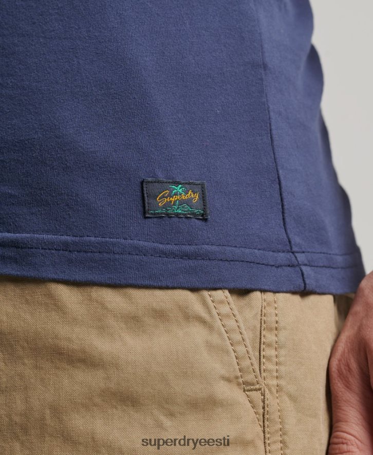 Superdry mehed vintage maastiku klassikaline vesti top B2LT41503 Riietus merevägi