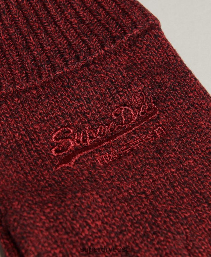 Superdry mehed hädavajalikud tavalised kindad B2LT41703 tarvikud punane