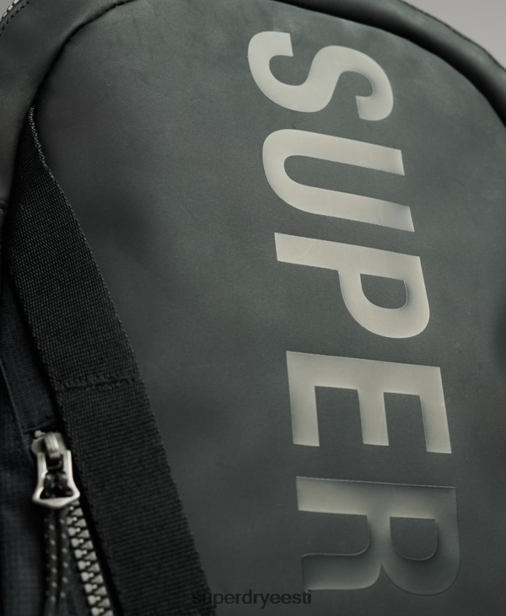 Superdry mehed mägine tent graafiline seljakott B2LT41696 tarvikud must