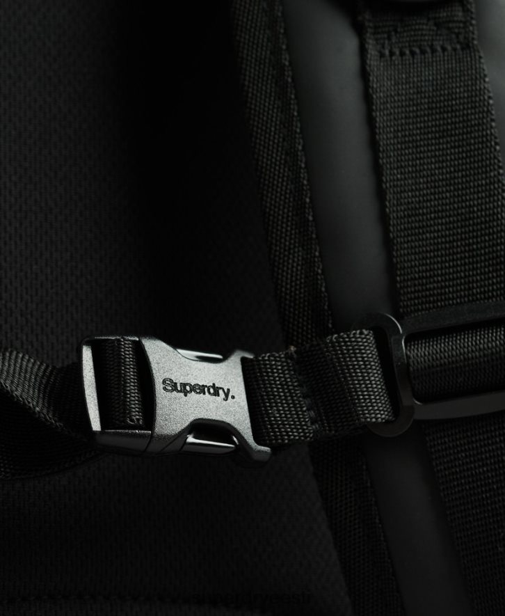 Superdry mehed mägine tent graafiline seljakott B2LT41696 tarvikud must