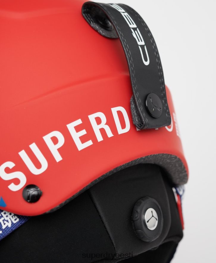 Superdry mehed cebe contest visiir ülim kiiver B2LT41402 tarvikud punane