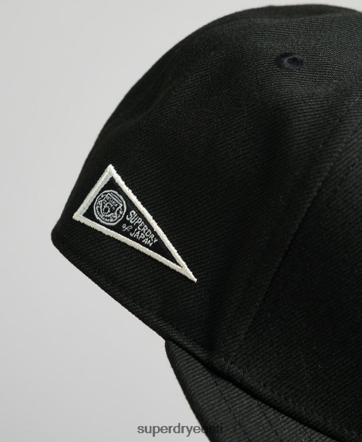 Superdry mehed graafiline b-boy müts B2LT41647 tarvikud must