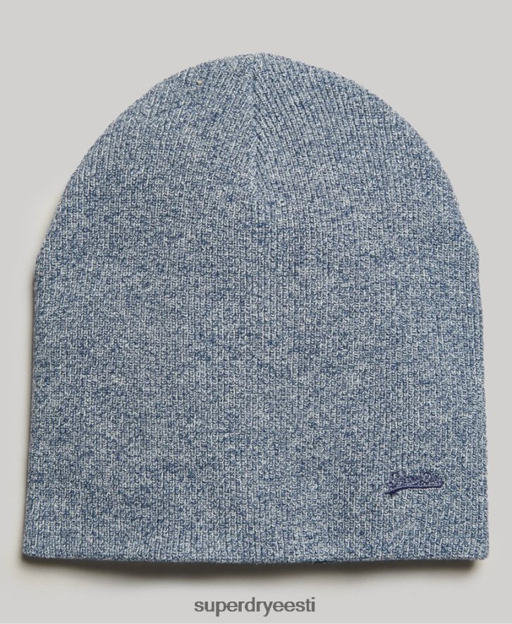 Superdry mehed orgaanilisest puuvillast oranži etiketiga vintage logoga nokamüts B2LT46363 tarvikud sinine