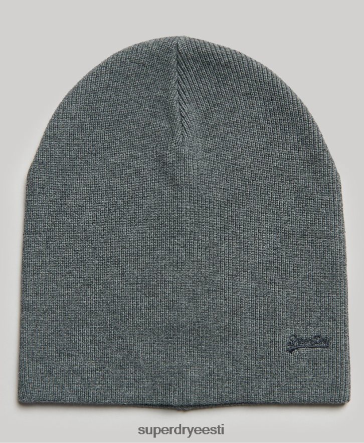 Superdry mehed orgaanilisest puuvillast oranži etiketiga vintage logoga nokamüts B2LT46434 tarvikud hall