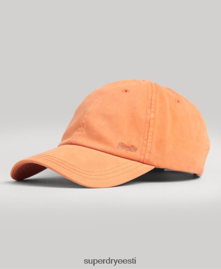 Superdry mehed vintage tikitud kork B2LT41635 tarvikud oranž