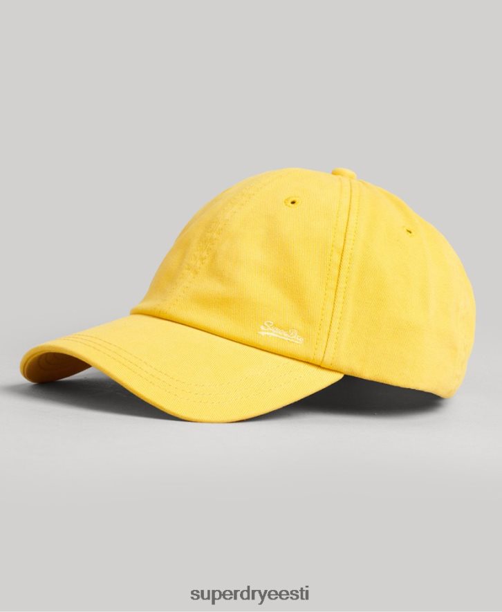 Superdry mehed vintage tikitud kork B2LT41748 tarvikud kollane