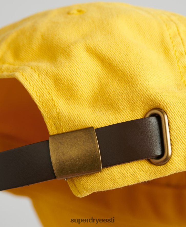 Superdry mehed vintage tikitud kork B2LT41748 tarvikud kollane