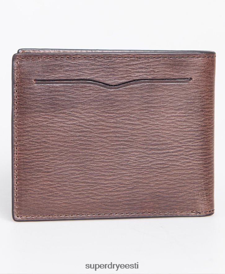 Superdry mehed benson boxed bi fold rahakott B2LT46429 tarvikud pruun