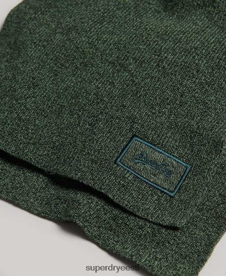 Superdry mehed orgaanilisest puuvillast logoga sall B2LT46391 tarvikud roheline