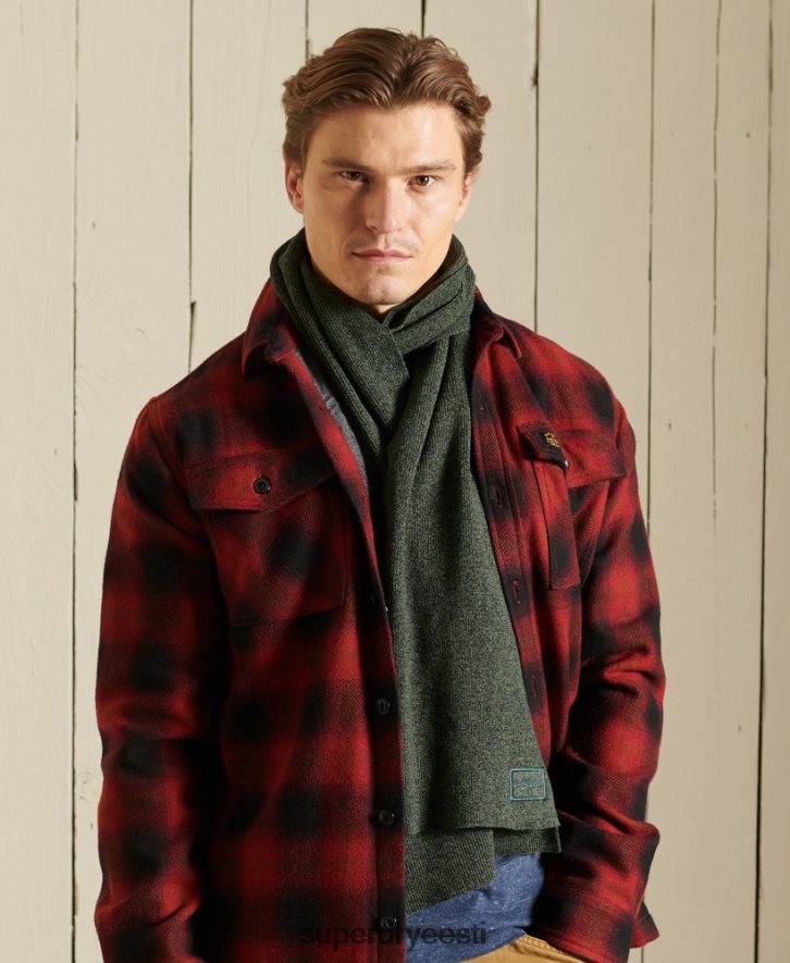 Superdry mehed vintage logoga sall B2LT41823 tarvikud roheline