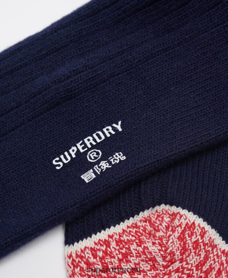 Superdry mehed orgaanilisest puuvillast heritage torusokid B2LT41827 tarvikud merevägi