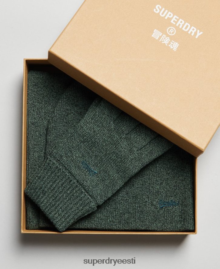 Superdry mehed vintage logoga tarvikute komplekt B2LT41675 tarvikud roheline