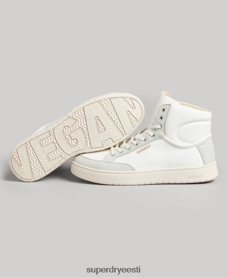 Superdry naised vintage premium vegan korv kõrged trenažöörid B2LT44355 kingad valge