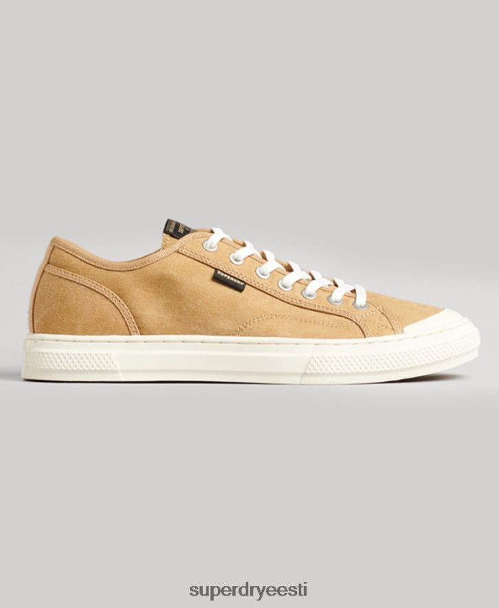 Superdry naised vintage vegan faux vulc madala ülaosaga trenažöörid B2LT44347 kingad beež