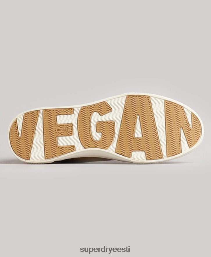 Superdry naised vintage vegan faux vulc madala ülaosaga trenažöörid B2LT44347 kingad beež