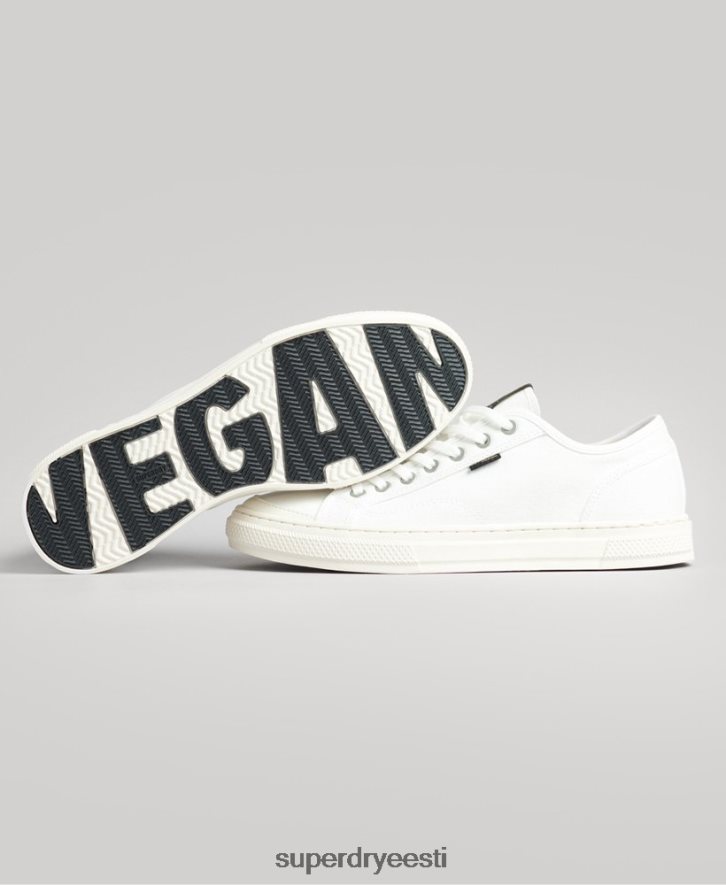 Superdry naised vintage vegan faux vulc madala ülaosaga trenažöörid B2LT44364 kingad kreem