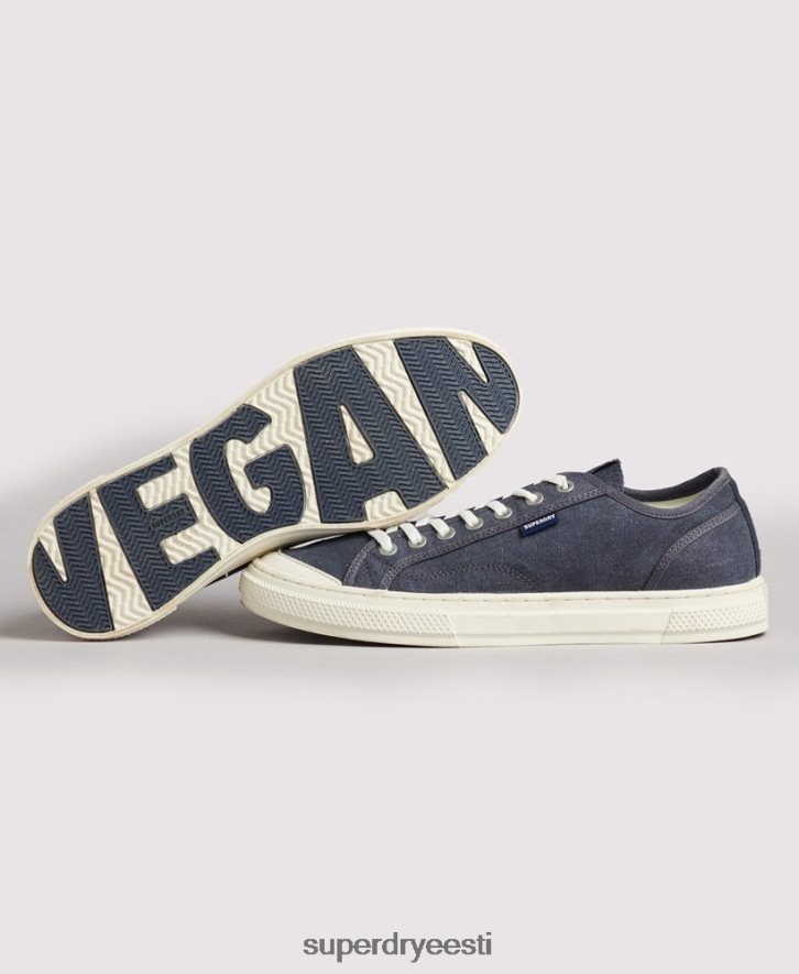 Superdry naised vintage vegan faux vulc madala ülaosaga trenažöörid B2LT44420 kingad merevägi