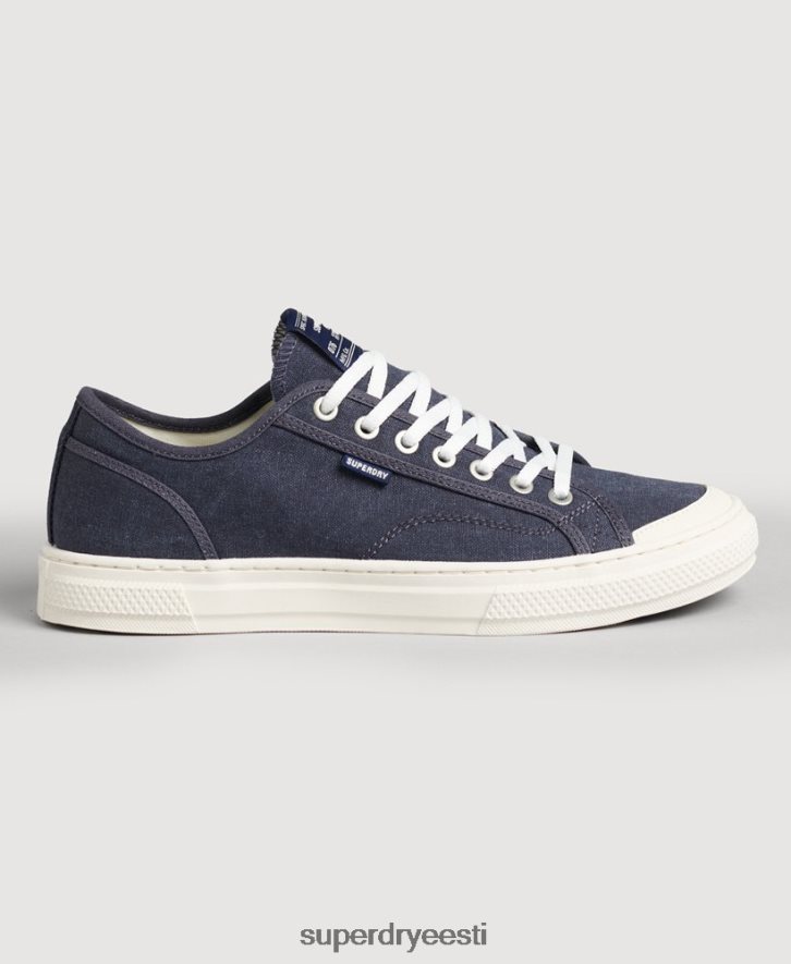 Superdry naised vintage vegan faux vulc madala ülaosaga trenažöörid B2LT44420 kingad merevägi