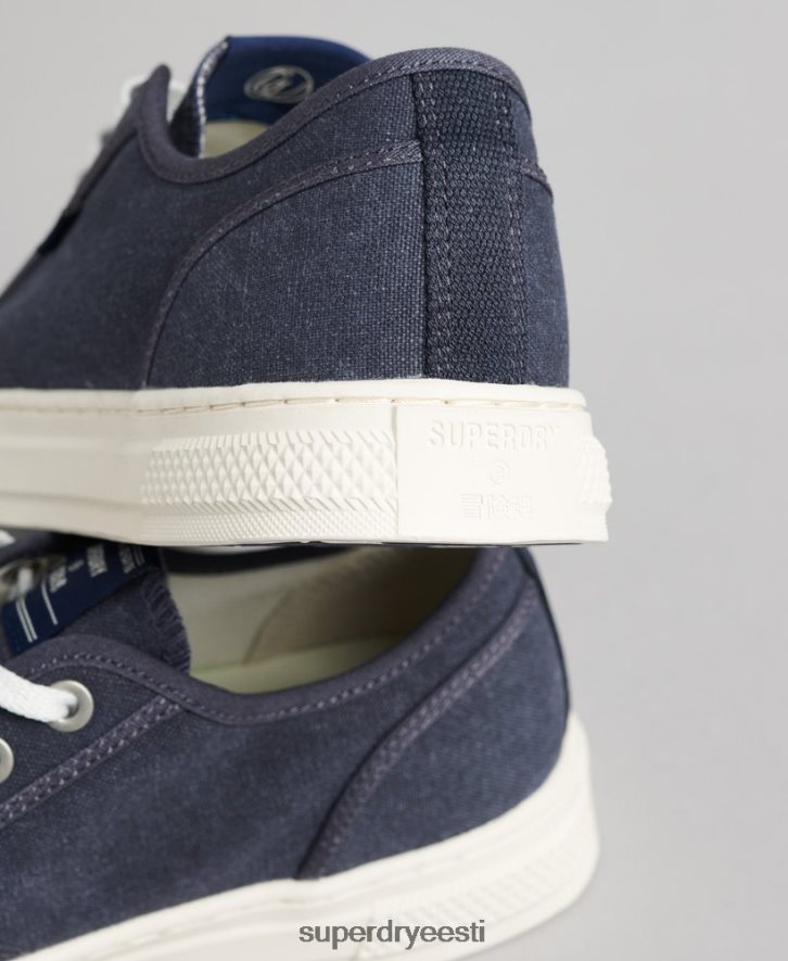 Superdry naised vintage vegan faux vulc madala ülaosaga trenažöörid B2LT44420 kingad merevägi