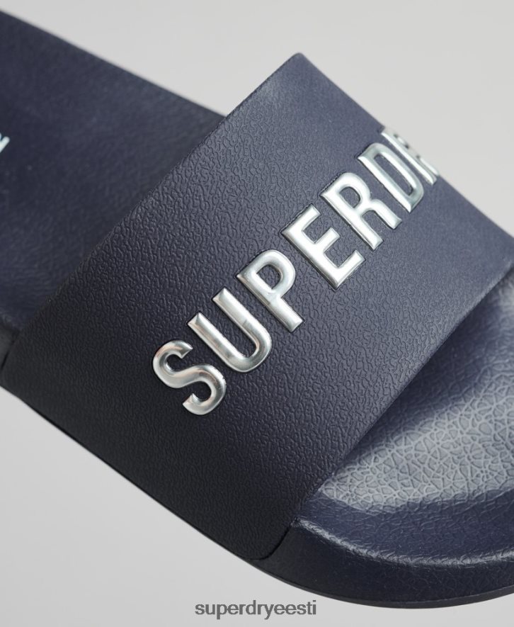 Superdry naised koodi logo basseini liugurid B2LT44392 kingad merevägi