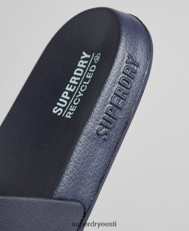 Superdry naised koodi logo basseini liugurid B2LT44392 kingad merevägi