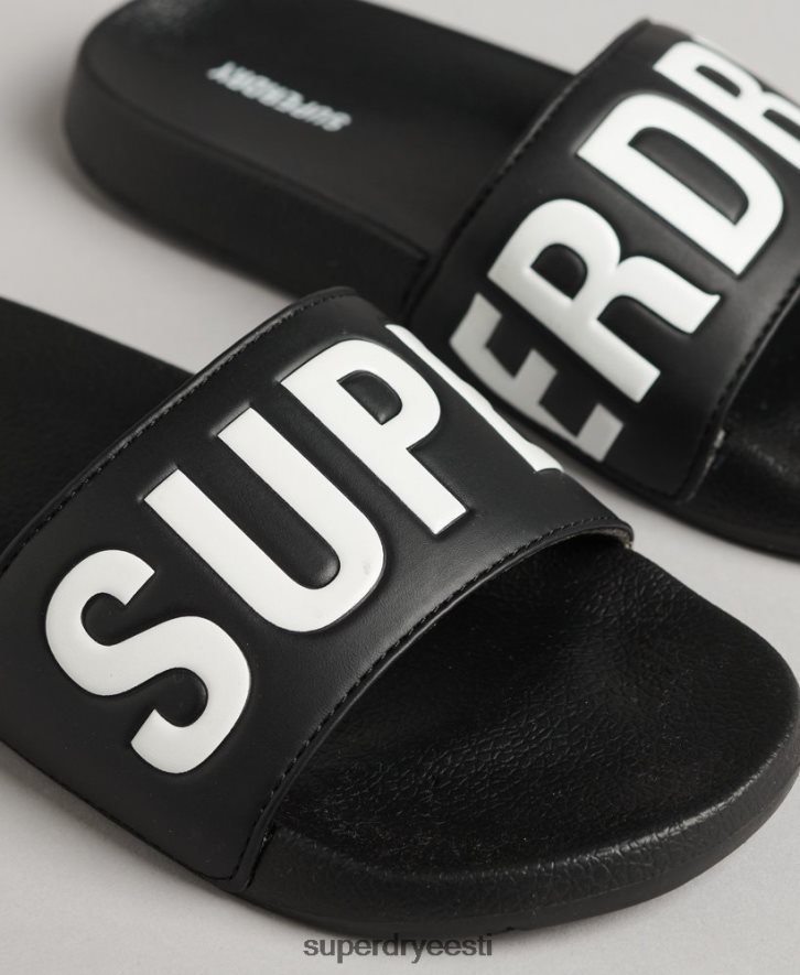 Superdry naised põhibasseini liugurid B2LT44378 kingad must