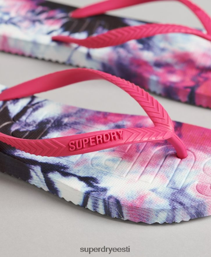 Superdry naised kood lipsuvärvi plätud B2LT46681 kingad roosa