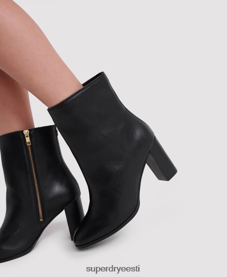 Superdry naised redigeeri klanitud kõrged saapad B2LT44428 kingad must