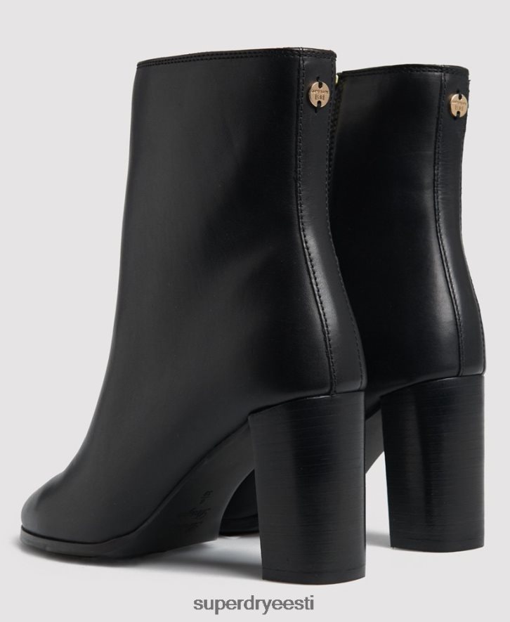 Superdry naised redigeeri klanitud kõrged saapad B2LT44428 kingad must