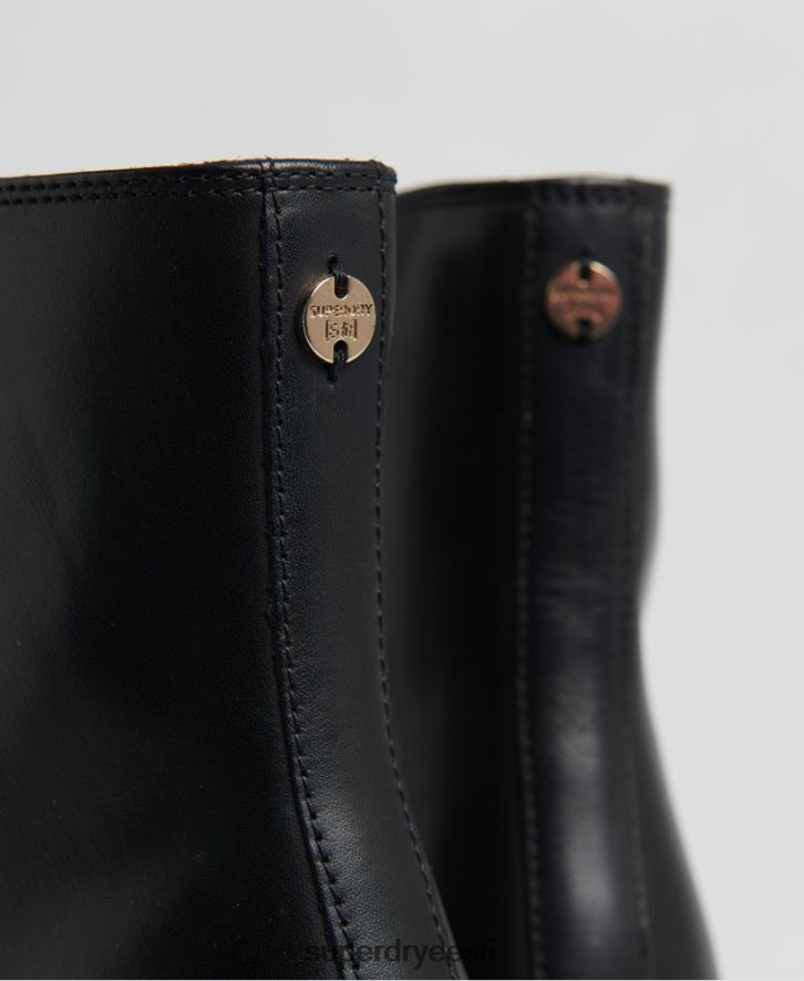 Superdry naised redigeeri klanitud kõrged saapad B2LT44428 kingad must