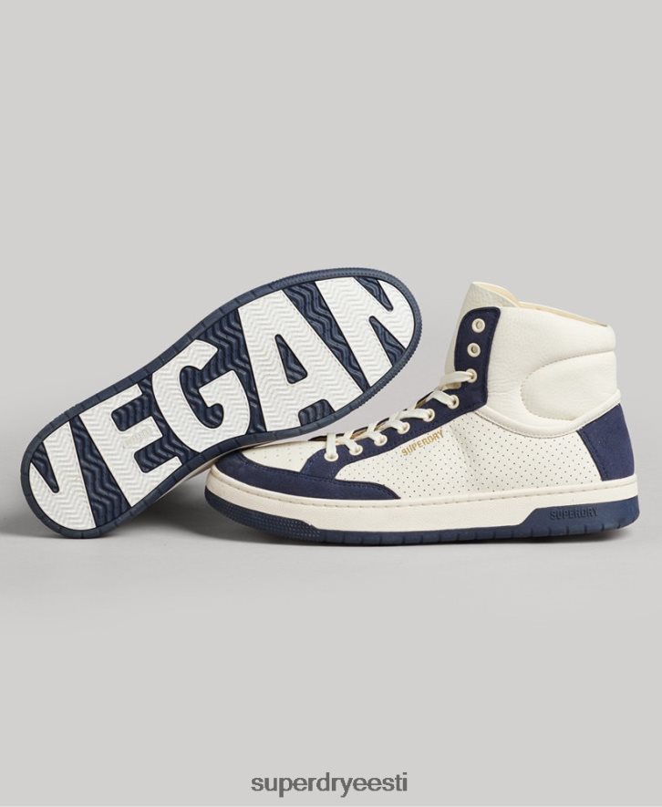 Superdry naised vintage premium vegan korv kõrged trenažöörid B2LT46665 kingad merevägi