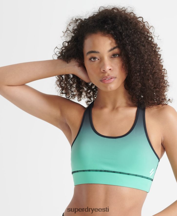 Superdry naised koolituse jaoks hädavajalik rinnahoidja B2LT44203 Riietus türkiissinine