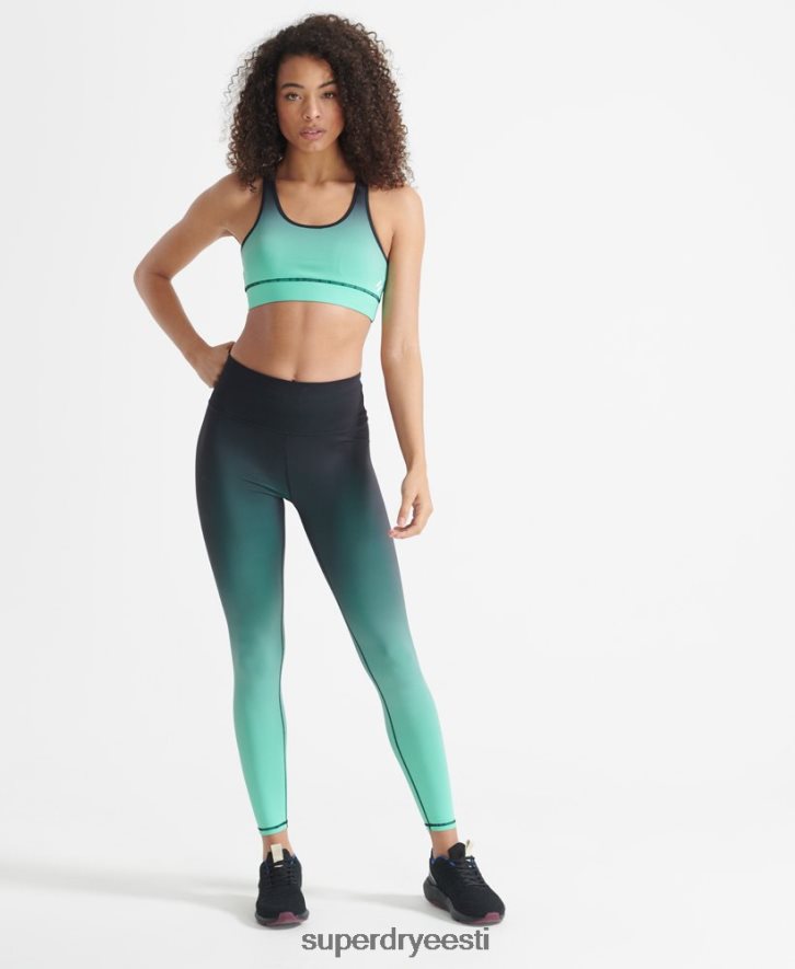 Superdry naised koolituse jaoks hädavajalik rinnahoidja B2LT44203 Riietus türkiissinine