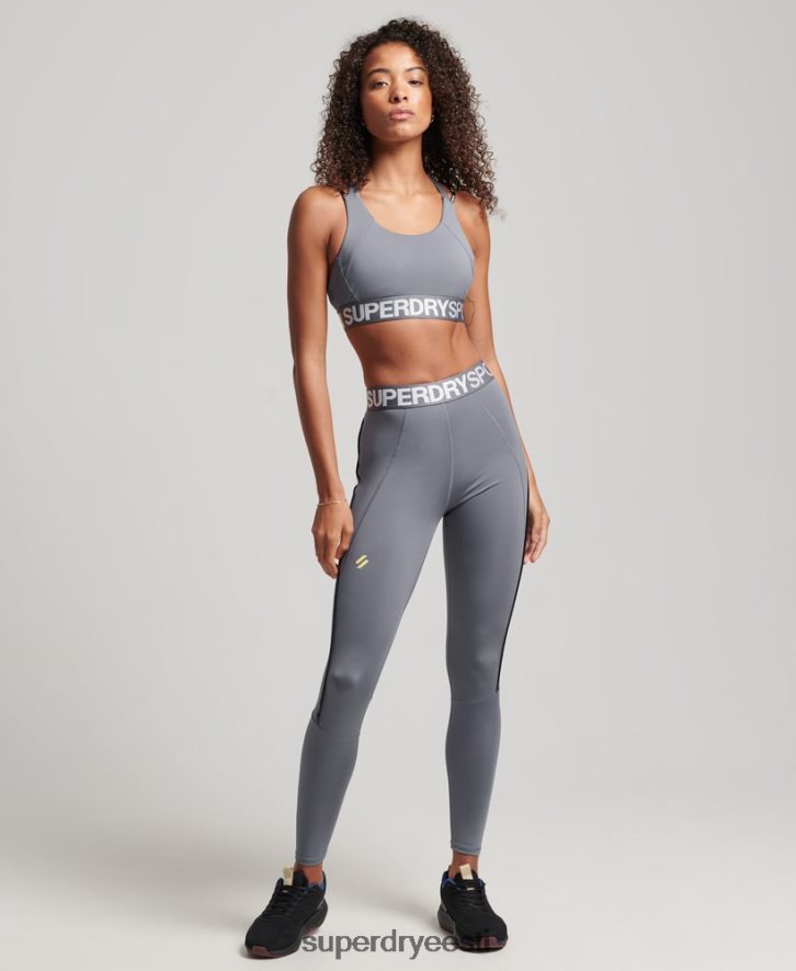 Superdry naised rongi kaubamärgiga elastne rinnahoidja B2LT44192 Riietus lilla