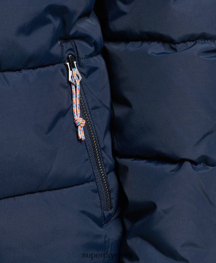 Superdry naised allikas retro puffer jope B2LT45439 Riietus merevägi