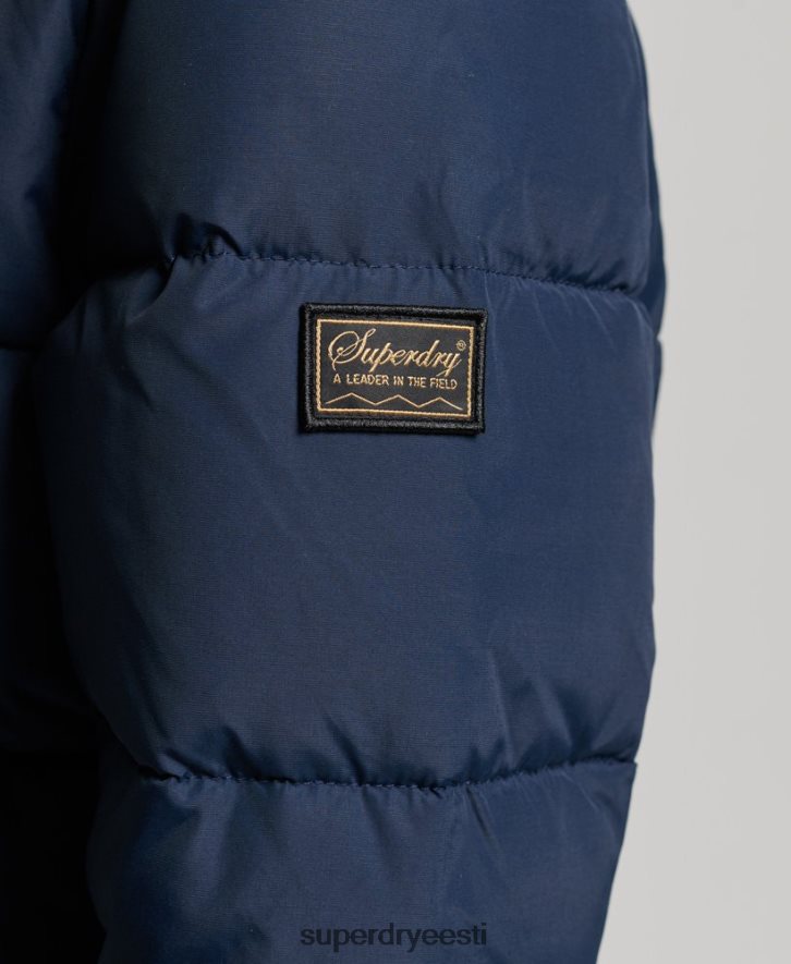 Superdry naised allikas retro puffer jope B2LT45439 Riietus merevägi