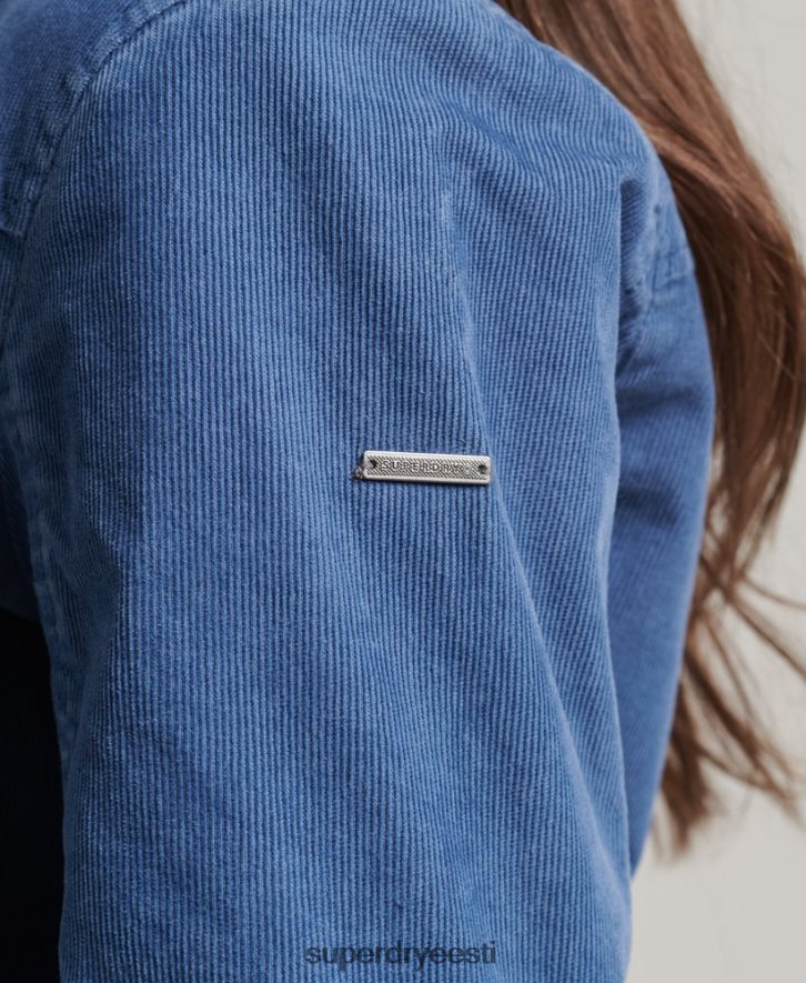 Superdry naised borg voodriga indie jakk B2LT45557 Riietus sinine