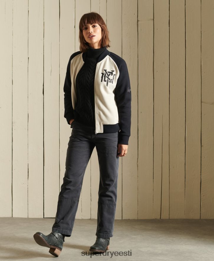 Superdry naised crossing lines jersey bomber jope B2LT45825 Riietus helehall