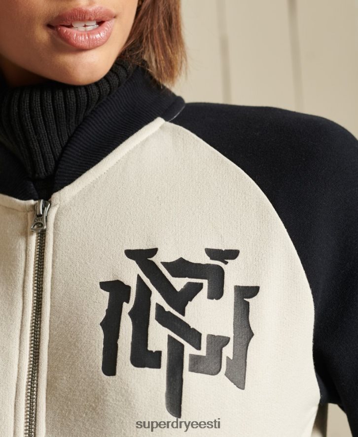 Superdry naised crossing lines jersey bomber jope B2LT45825 Riietus helehall