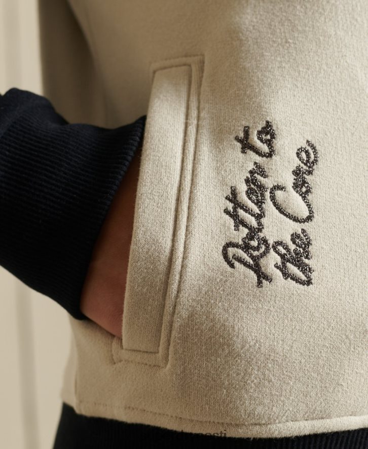 Superdry naised crossing lines jersey bomber jope B2LT45825 Riietus helehall