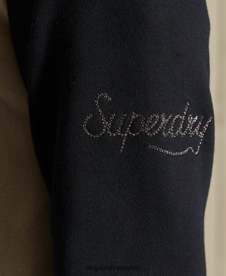 Superdry naised crossing lines jersey bomber jope B2LT45825 Riietus helehall