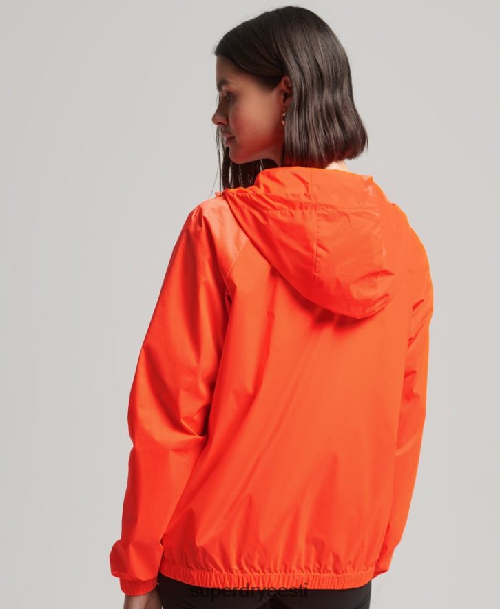Superdry naised hädavajalik kapuutsiga kerge jope B2LT45619 Riietus korallid