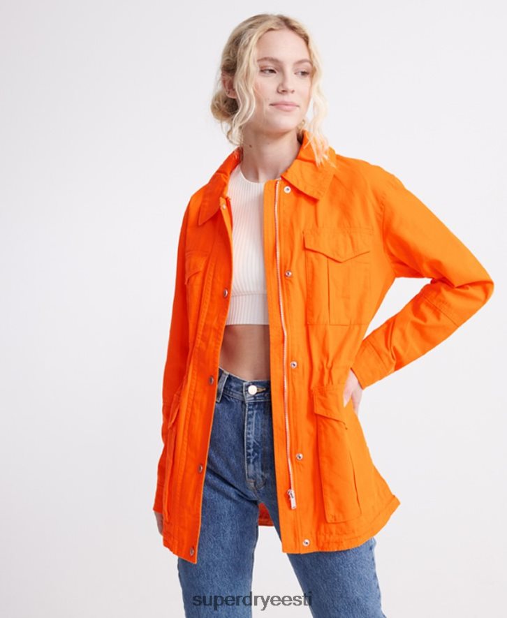 Superdry naised kõrbe uustulnuka jope B2LT43856 Riietus oranž