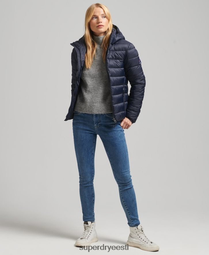 Superdry naised kapuutsiga klassikaline puhvis jope B2LT43687 Riietus merevägi