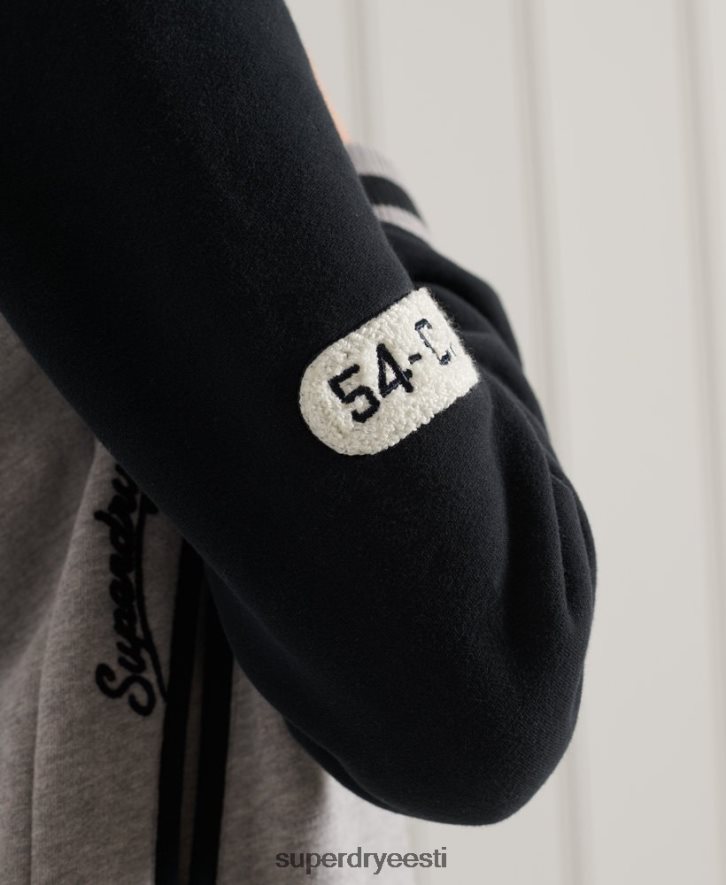 Superdry naised kollegiaalse stsenaariumiga pesapallipommitaja jope B2LT46006 Riietus merevägi